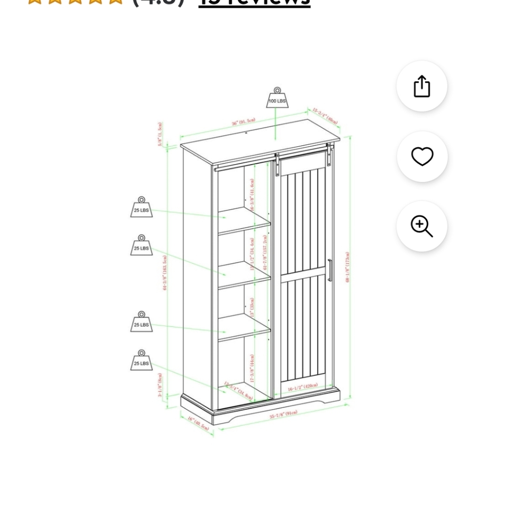 Wooden cabinet